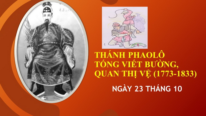 Hình ảnh Thánh Phaolô Tống Viết Bường