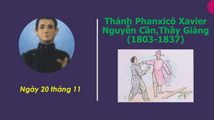 Hình ảnh Thánh Phanxicô Xaviê Nguyễn Cần